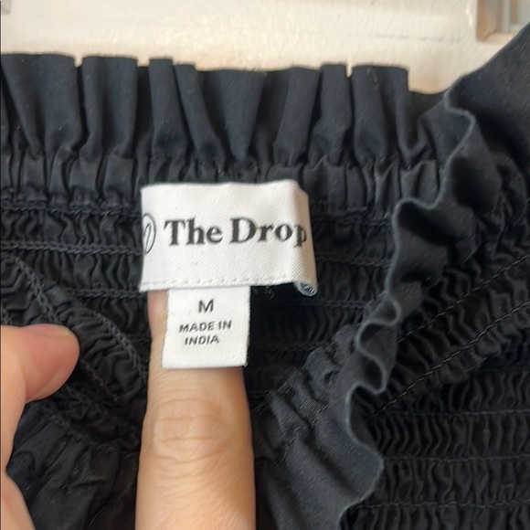 The Drop Puff Sleeve Smocked Chest Long Sleeve 100% Cotton Blouse - Size Small - Picture 7 of 9